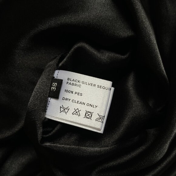 New Arrivals Giza Dress in Night Rider Lily Black Silver Size FR 36 US 2 4 NWT - Picture 5 of 9